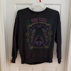 American Eagle Pink Floyd Graphic Oversized Sweatshirt